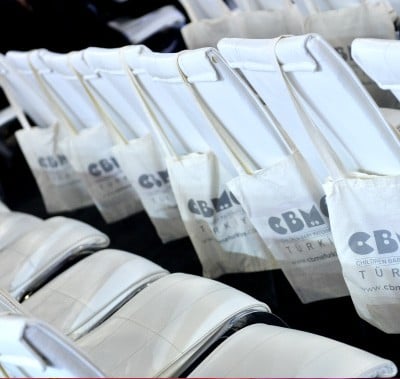  Event bags prepared for CBME Türkiye attendees.